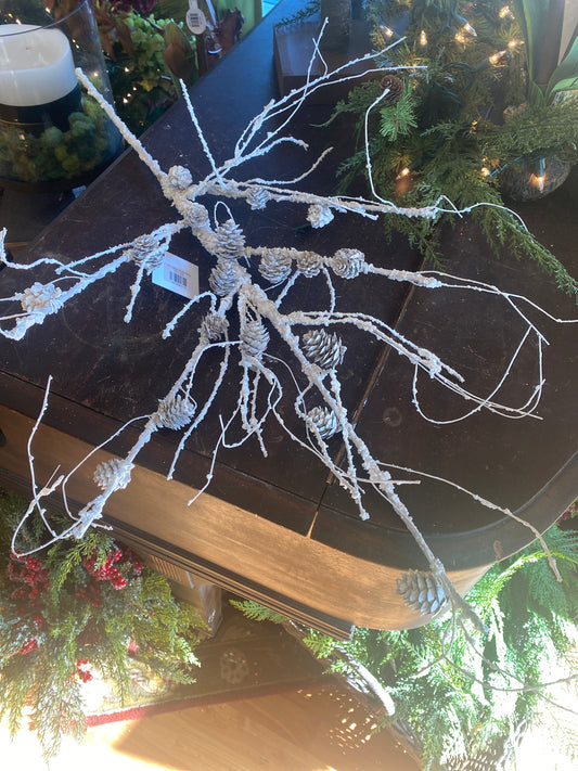 34" Large Snow Twig