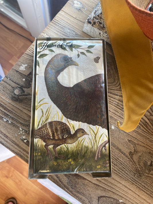 Heritage Hen Guest Napkin pack of 16