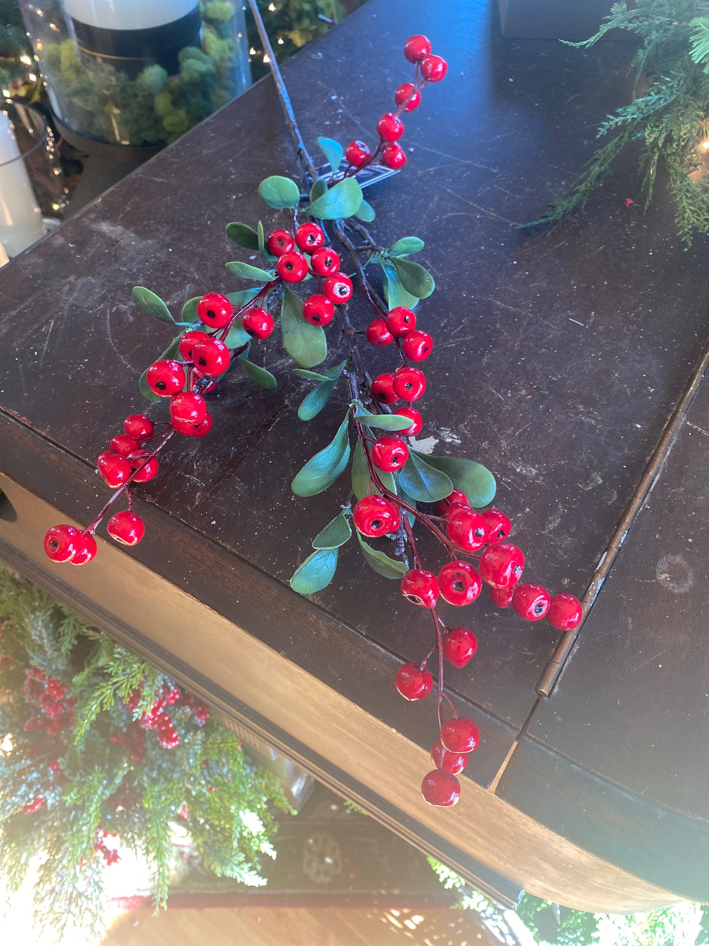 28" Outdoor Berry Stem