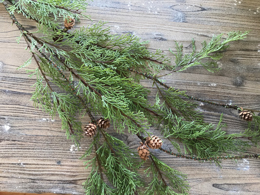 Pine Garland 48”H Plastic