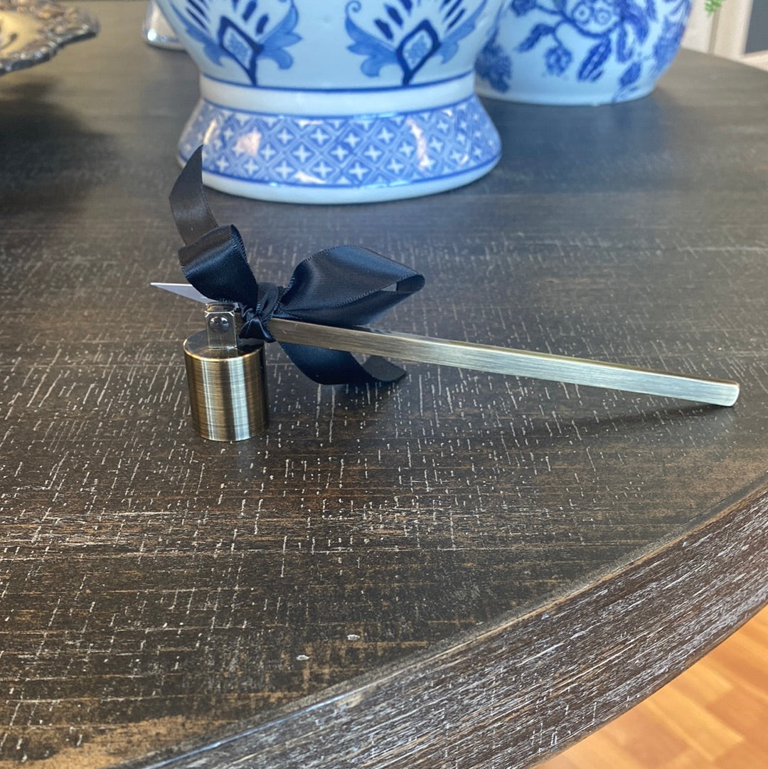 7" Brushed Gold Wick Snuffer