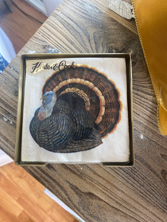 Heritage Turkey Cocktail Napkins