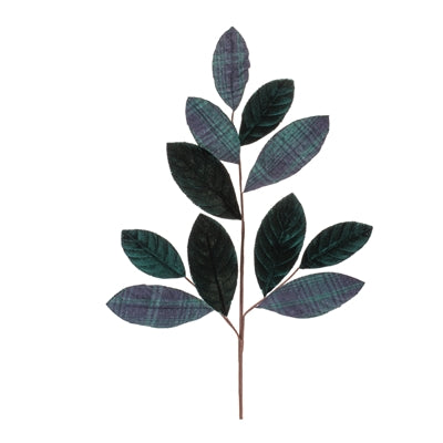 Plaid Leaf Spray 26.75" H