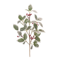 Holly Spray 28.5”H Polyester