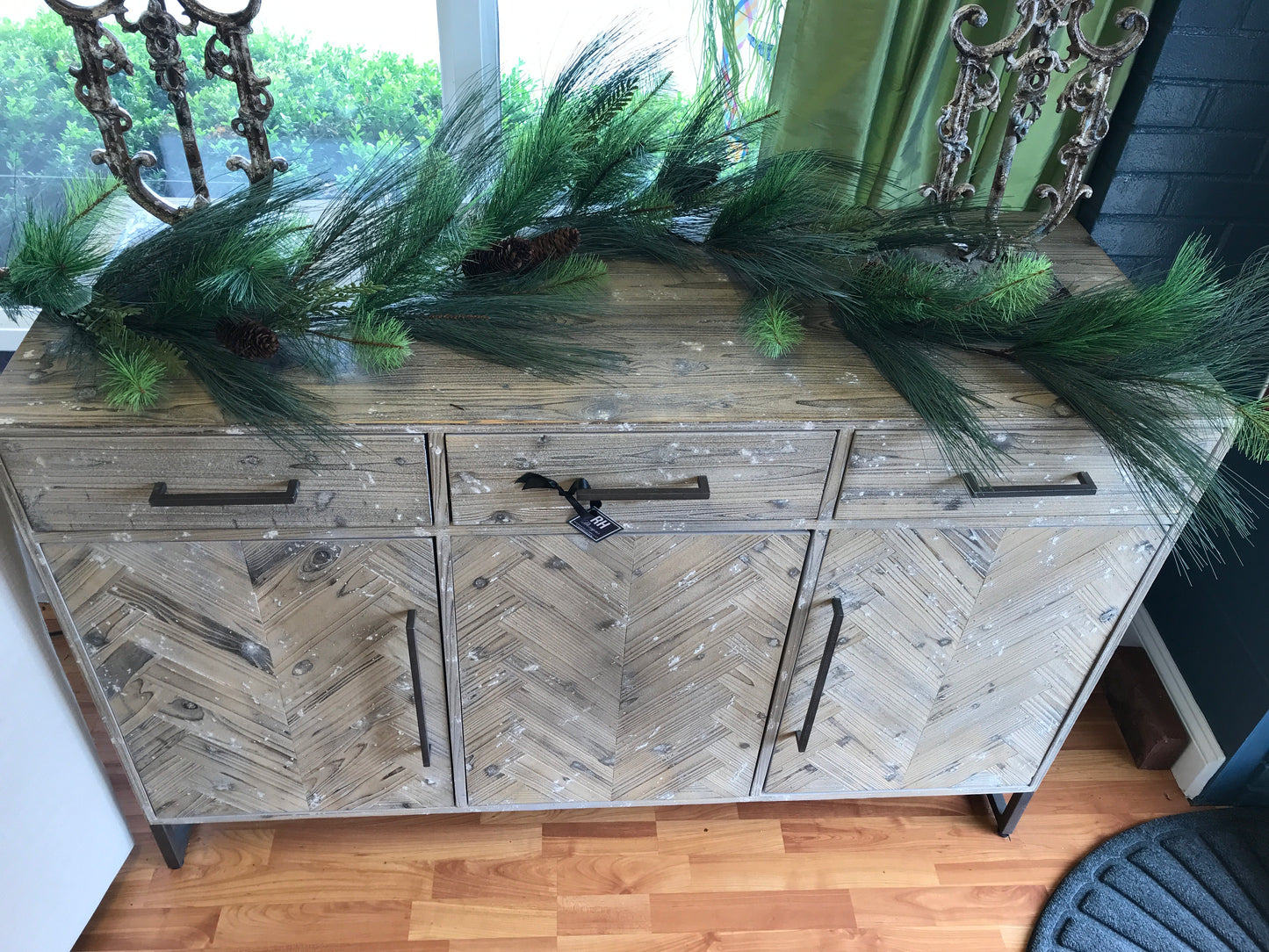 Mixed Pine Garland 6'L PVC