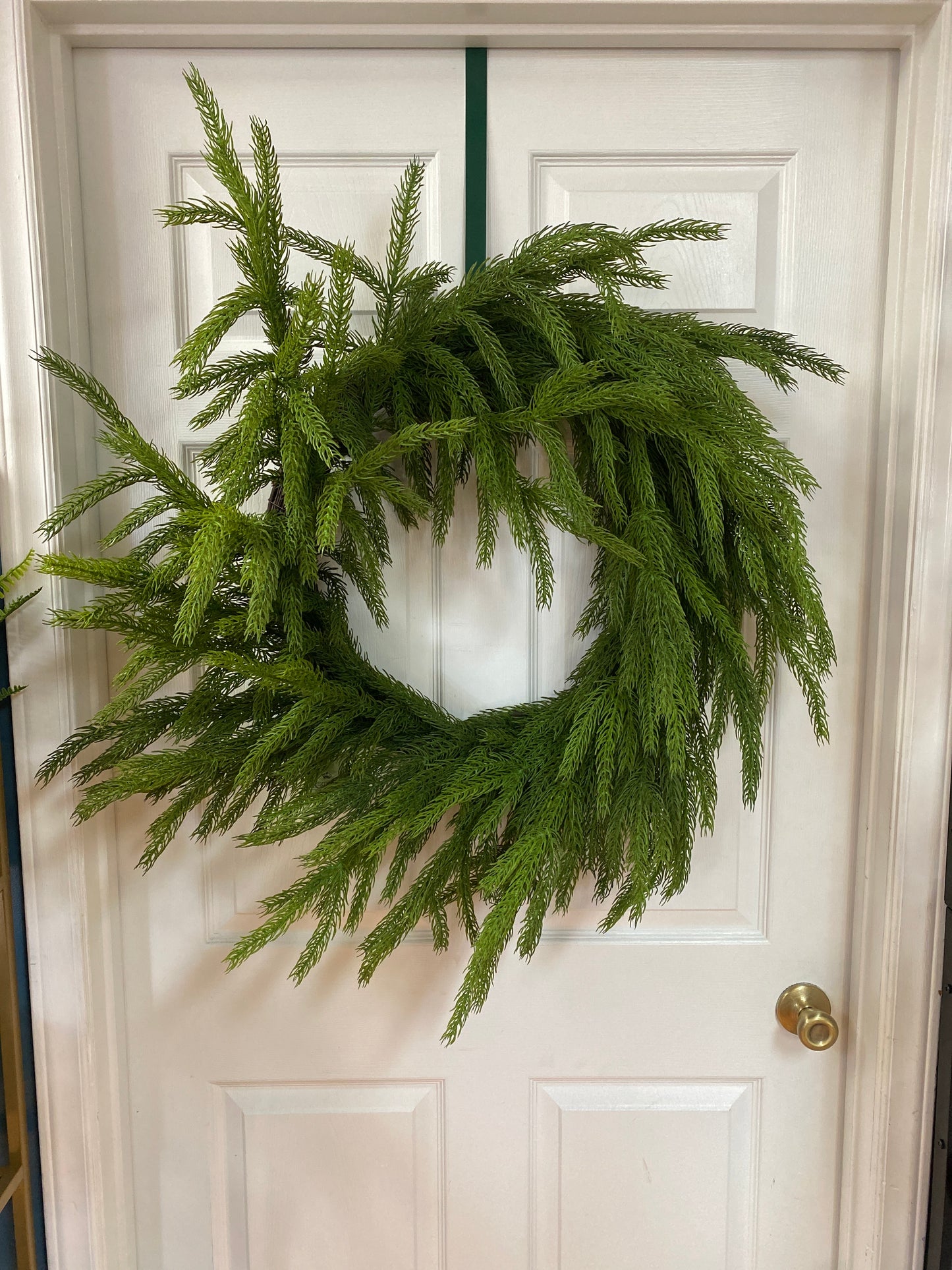 28" Real Touch Forest Norfolk Pine Wreath