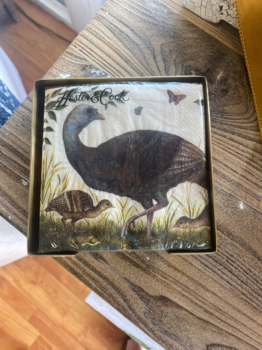 Heritage Hen Cocktail Napkin Pack of 20