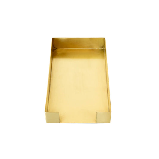 Guest Napkin Holder - Brass