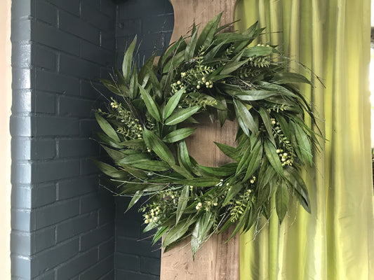 31" Bay/Laurel Leaf Wreath