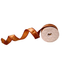 Copper Velvet Ribbon 1.5"x10yds