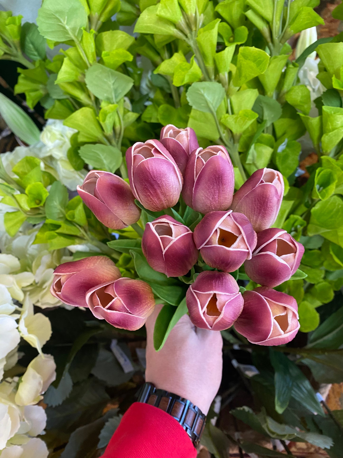 13” Real Touch Tulip Bundles (12 Stems)
