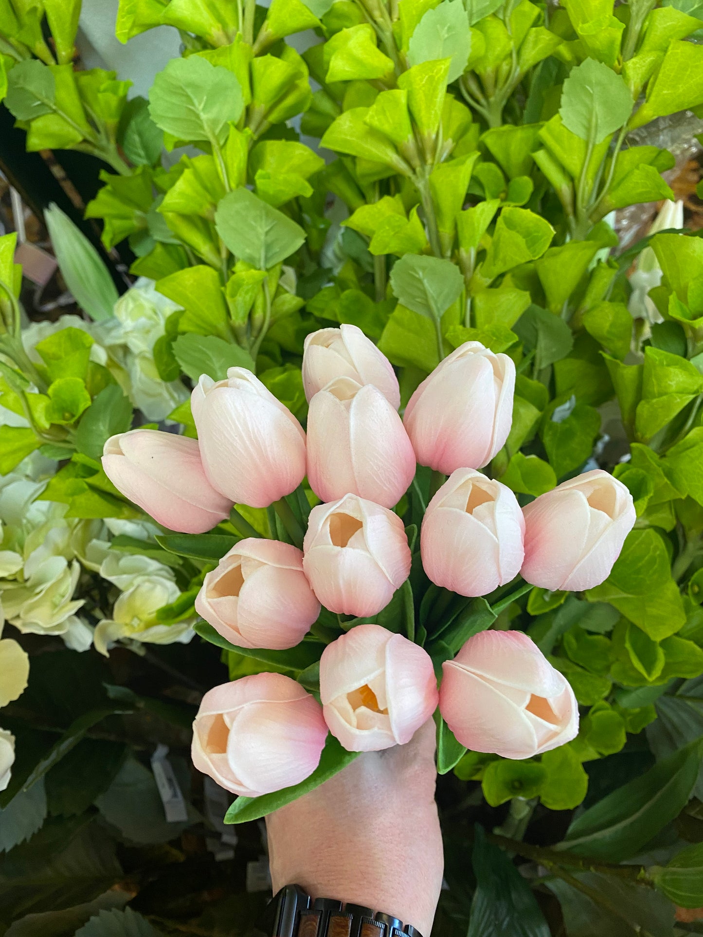 13” Real Touch Tulip Bundles (12 Stems)