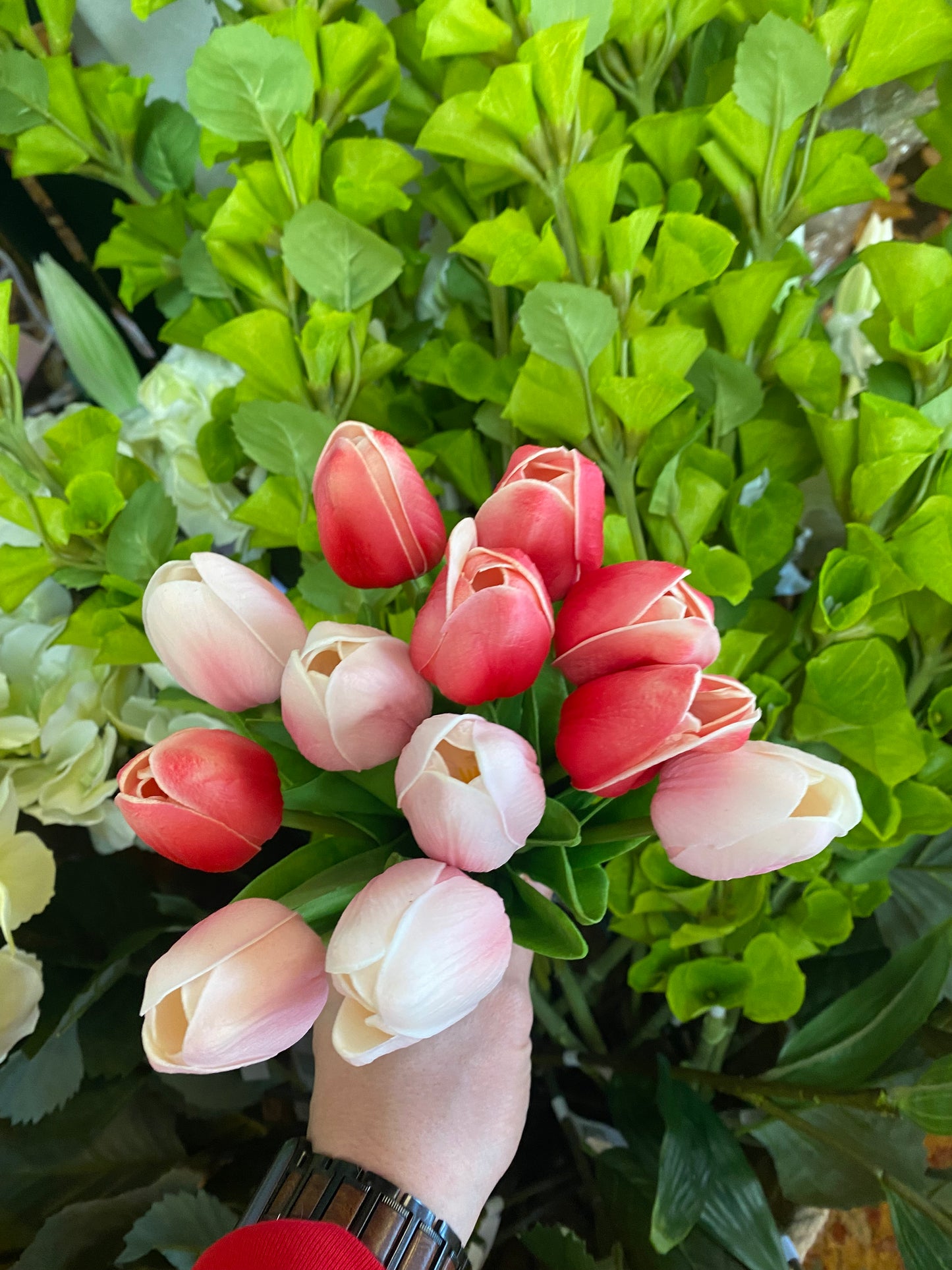 13” Real Touch Tulip Bundles (12 Stems)