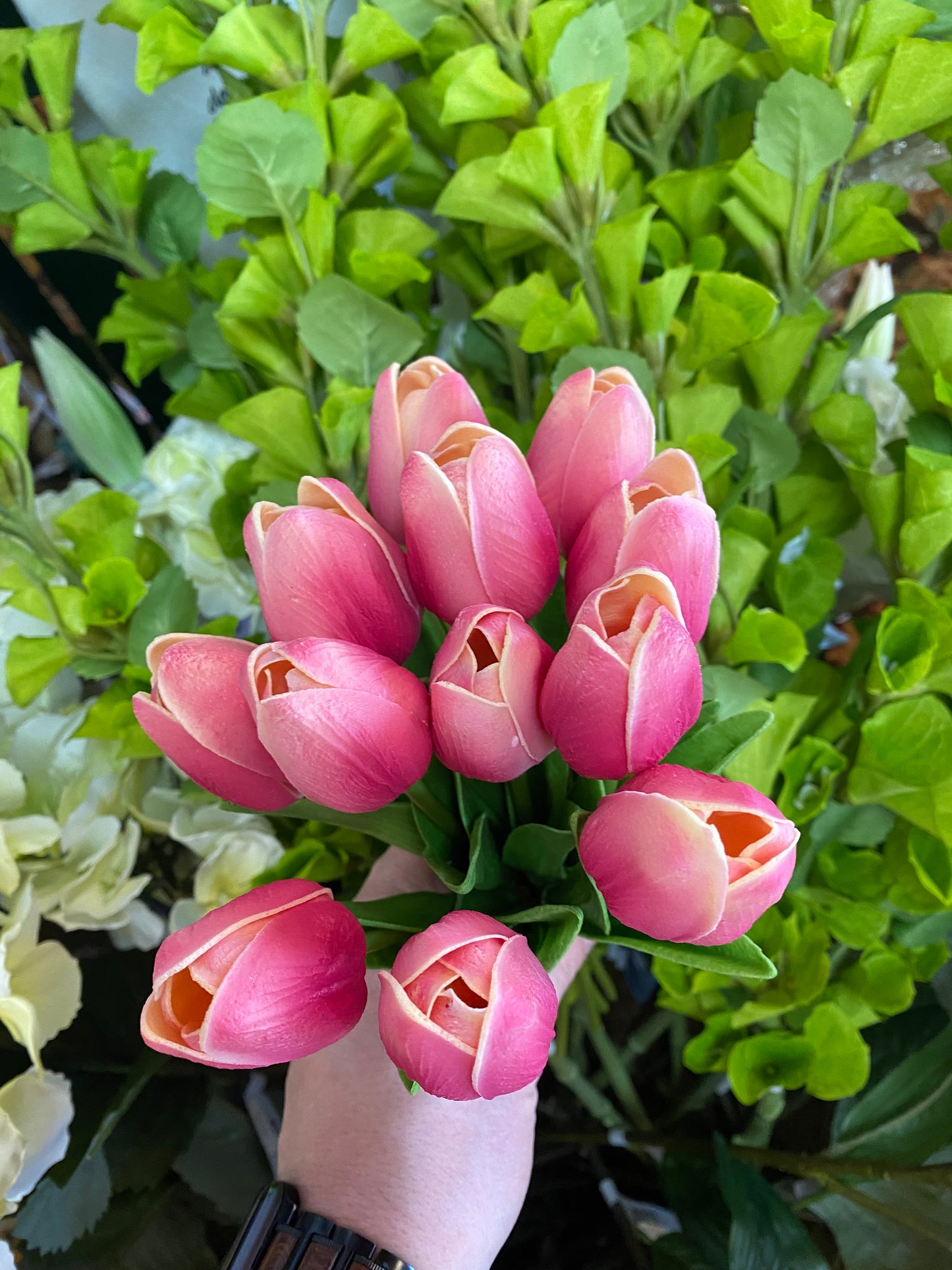13” Real Touch Tulip Bundles (12 Stems)