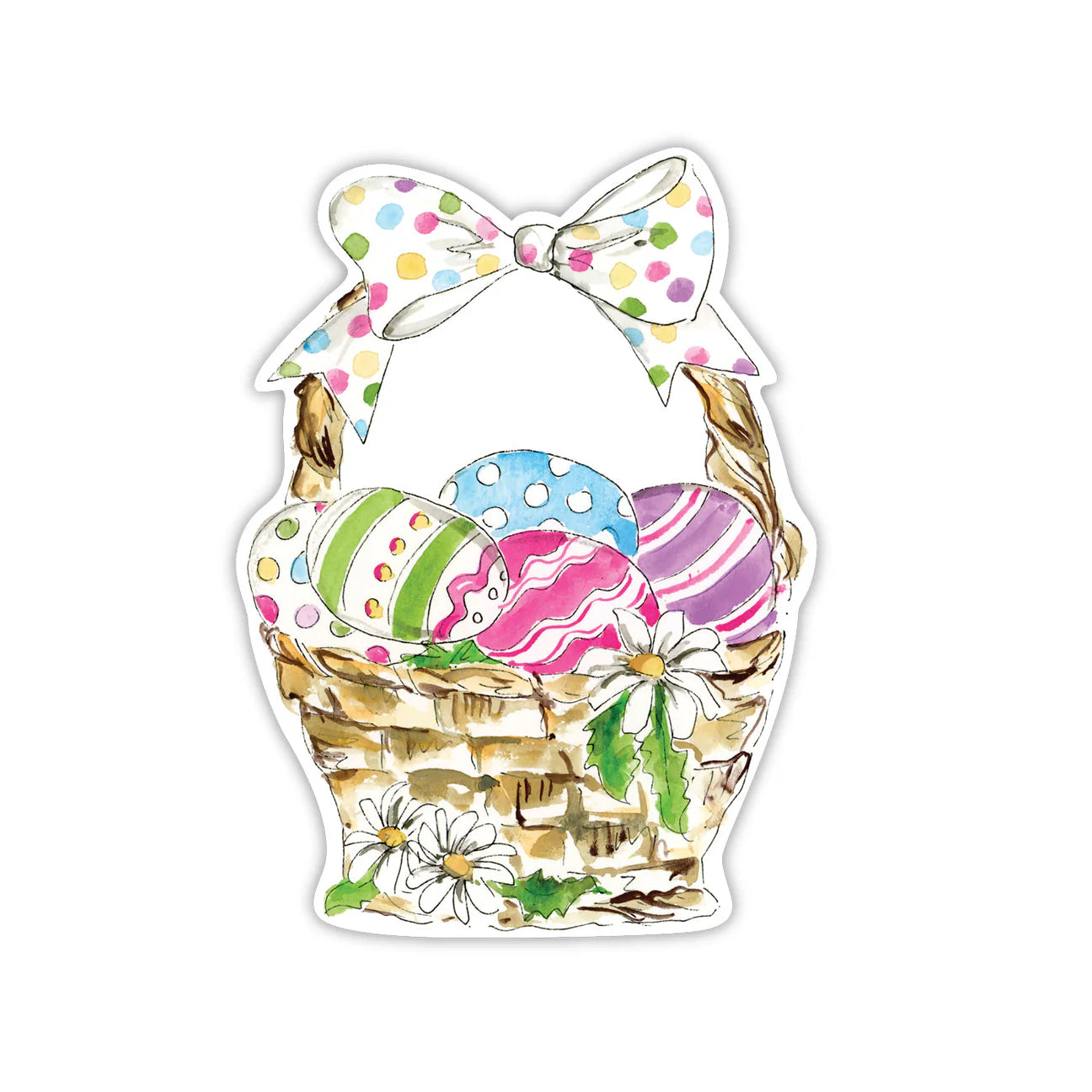 Die Cut Accents Easter Basket