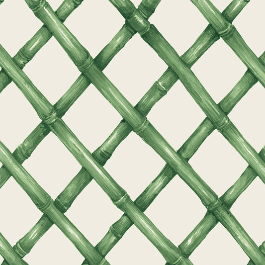 Green Lattice Cocktail Napkin Pack of 20