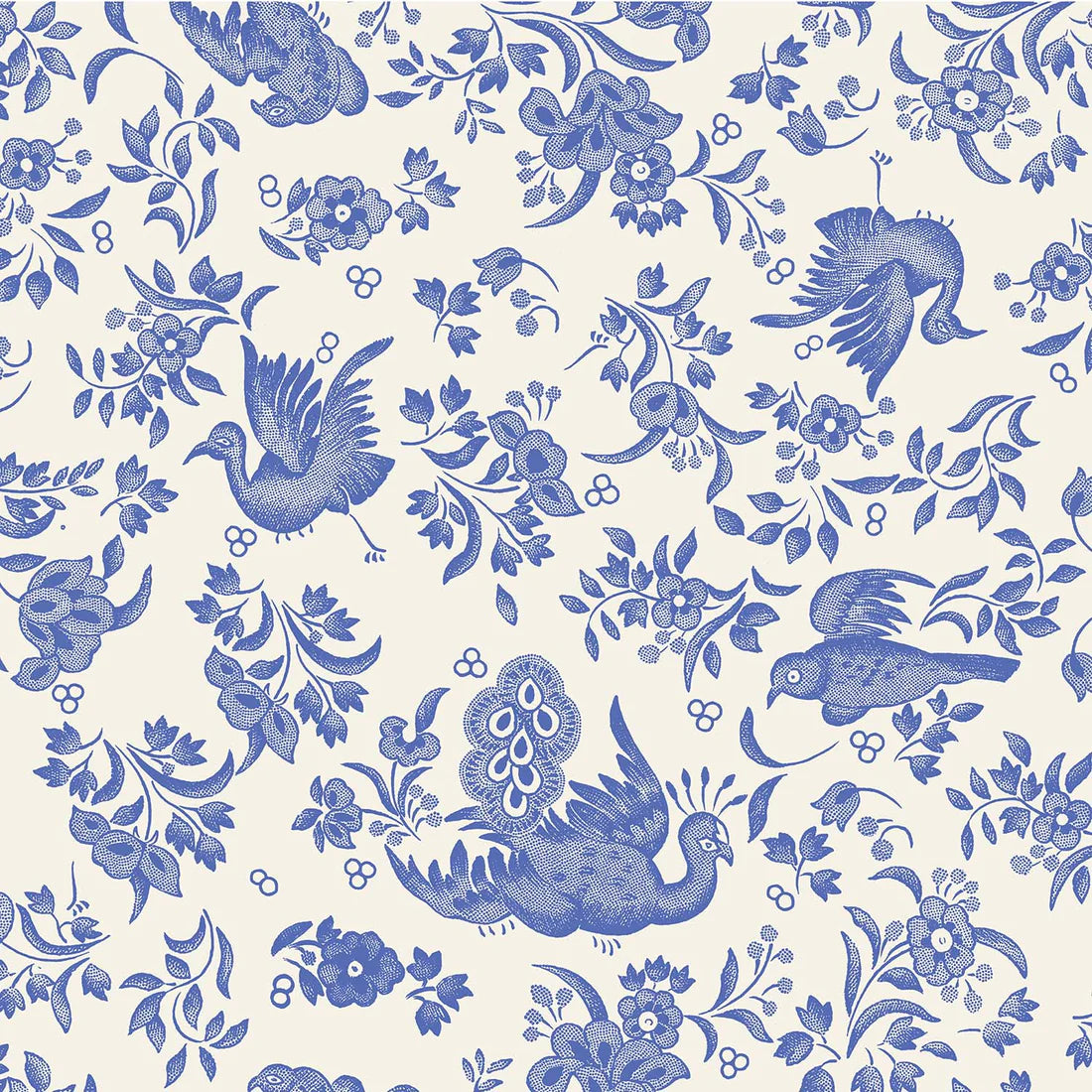 Blue Regal Peacock Cocktail Napkin Pack of 20