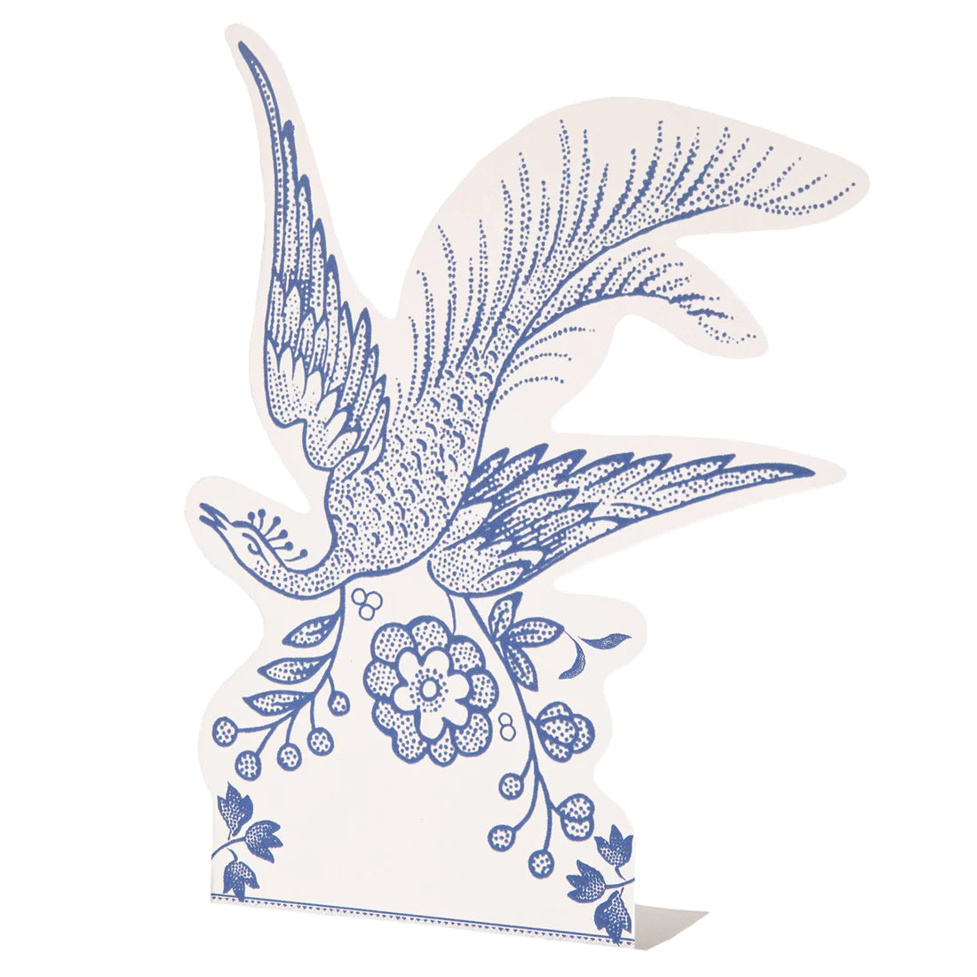 Blue Asiatic Pheasants Place Card Pack of 12