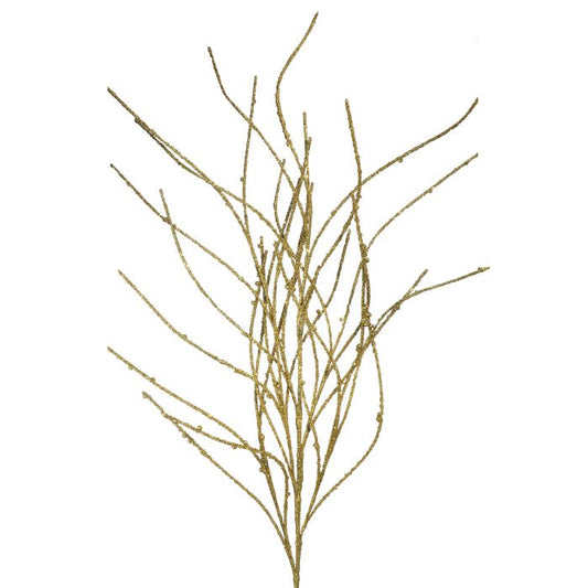 47" Glitter Sequin Wispy Willow Spray