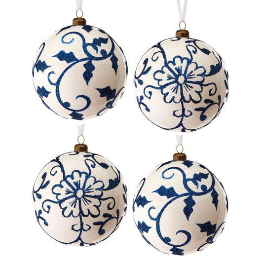 100 MM Chinoiserie Ball Ornaments