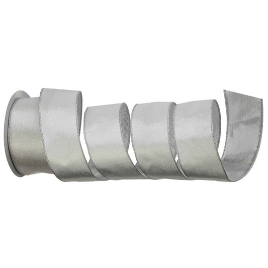 2.5"x10yds Wired Velvet w/ Metallic Back Ribbon