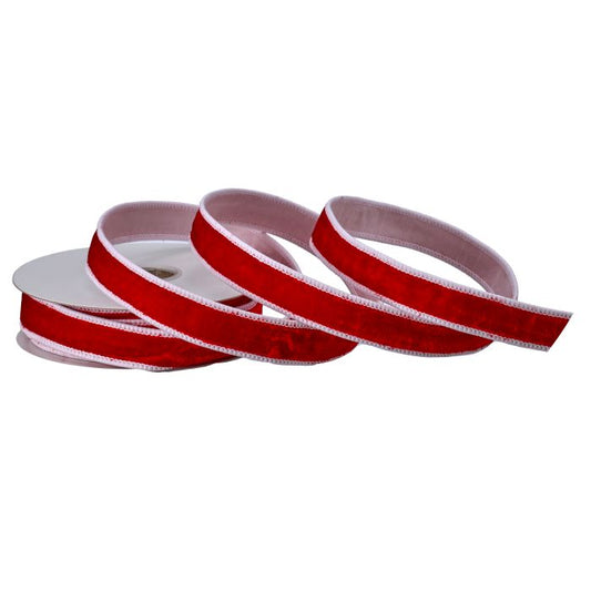 1"x10yds Sheldon Velvet W/ Piping Edge