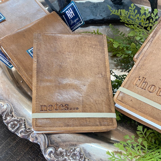 7"x5" Leather Notes Journal