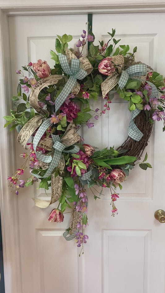 Summer Garden Oversized Wreath