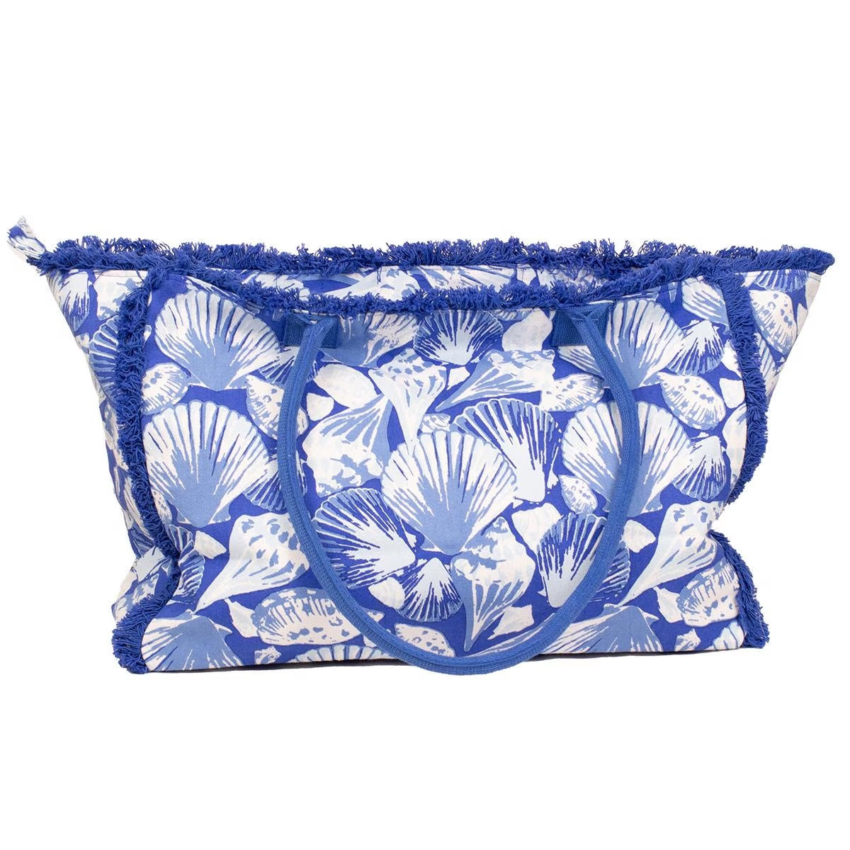 Sanibel Fringe Tote Sapphire