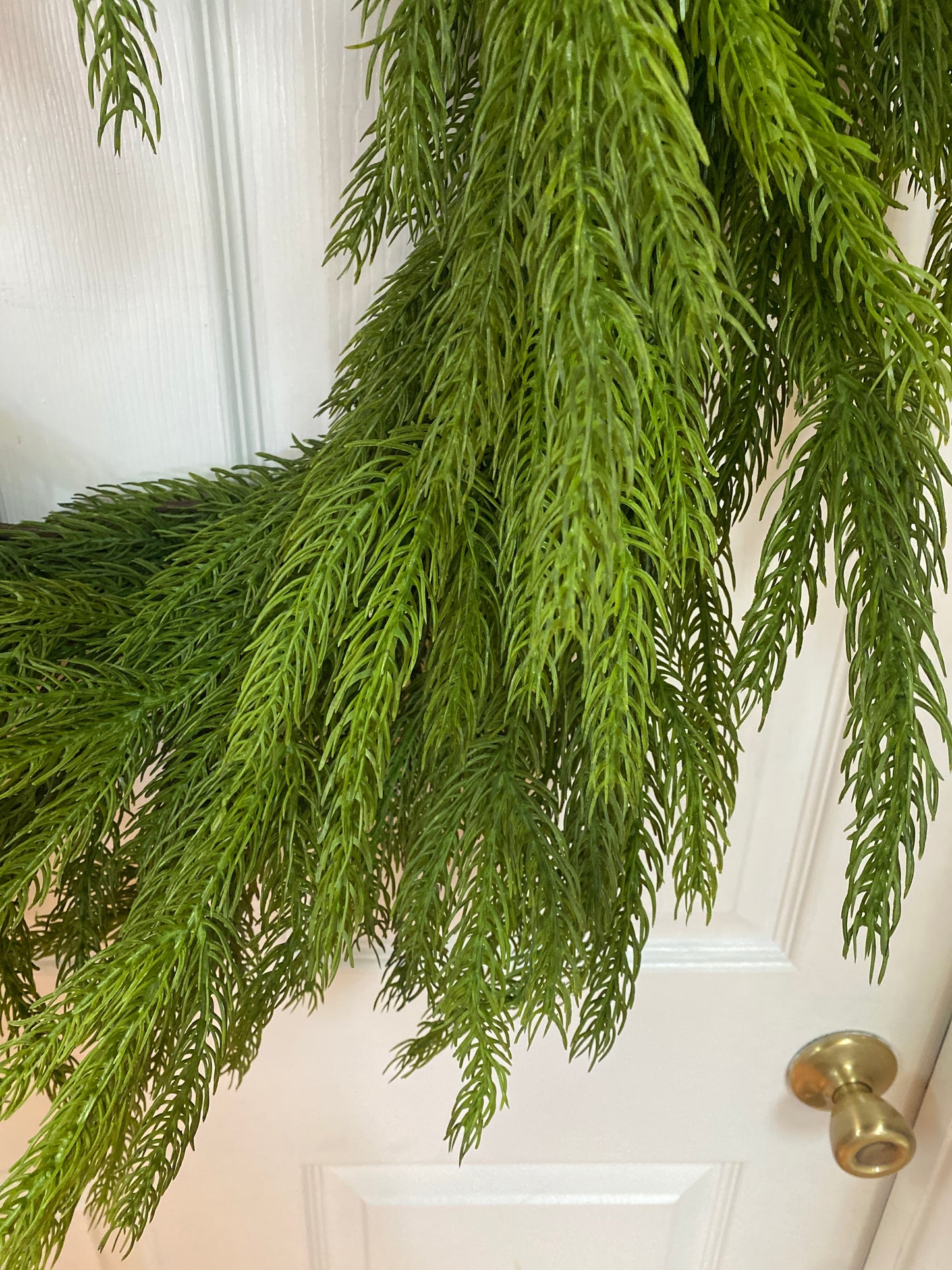 28" Real Touch Forest Norfolk Pine Wreath