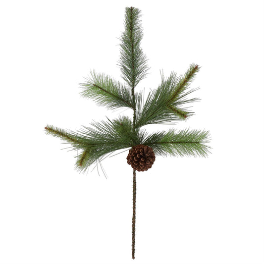 30.5" Two Pine Stem w/ Large Pinecone