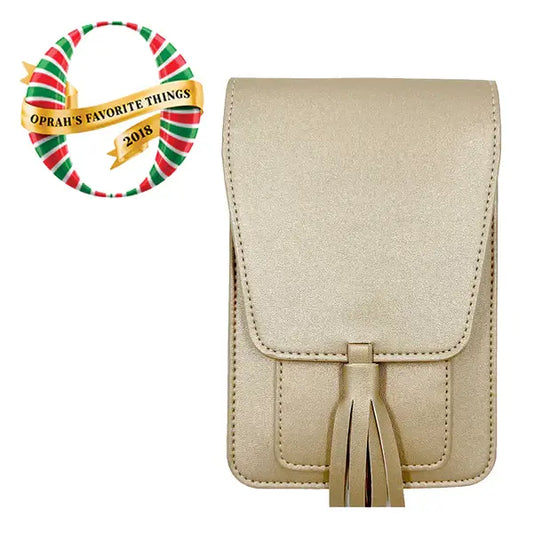 Harper Crossbody: GOLD SHIMMER