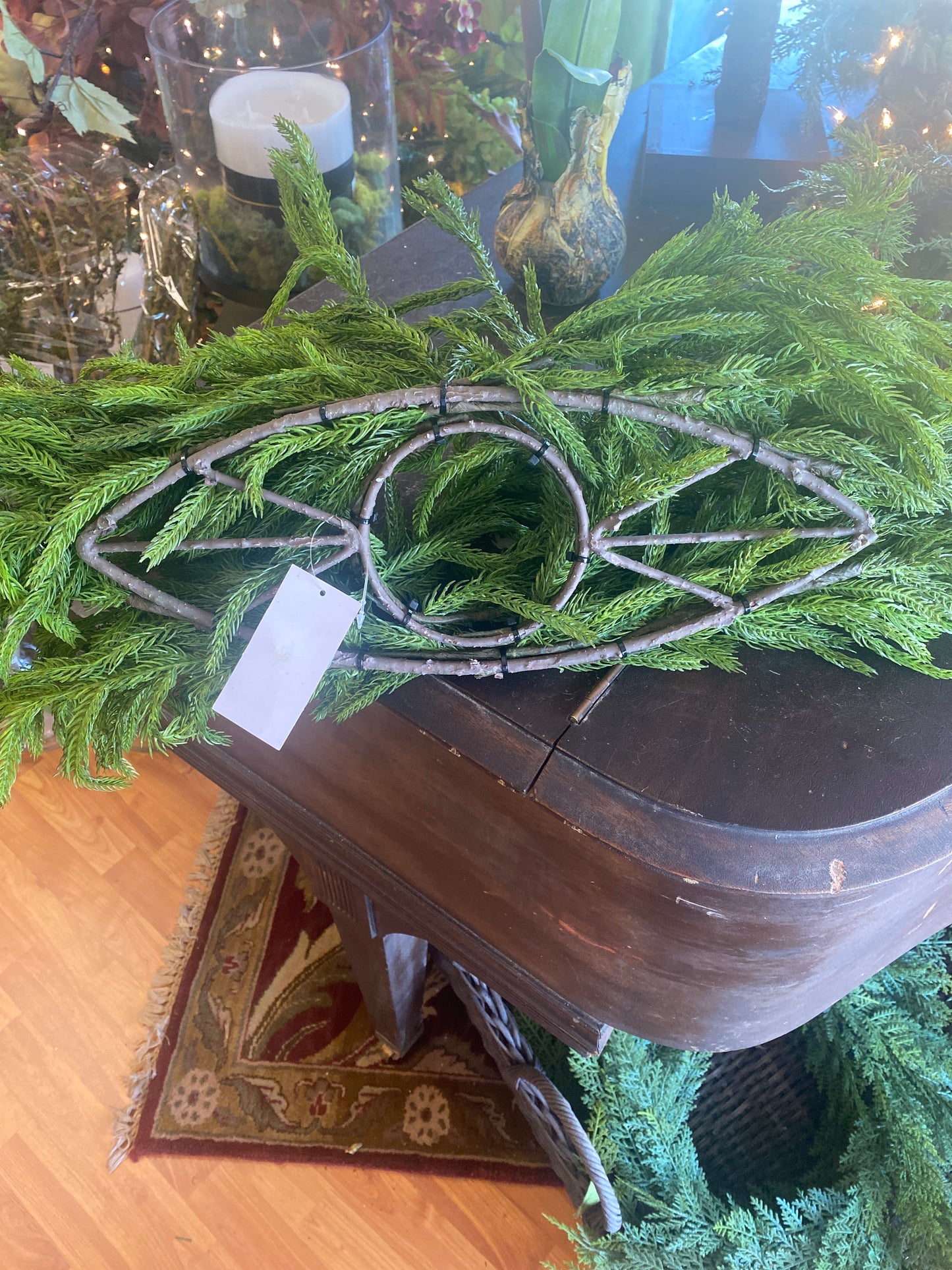 24" Just Cut Norfolk Pine Centerpiece