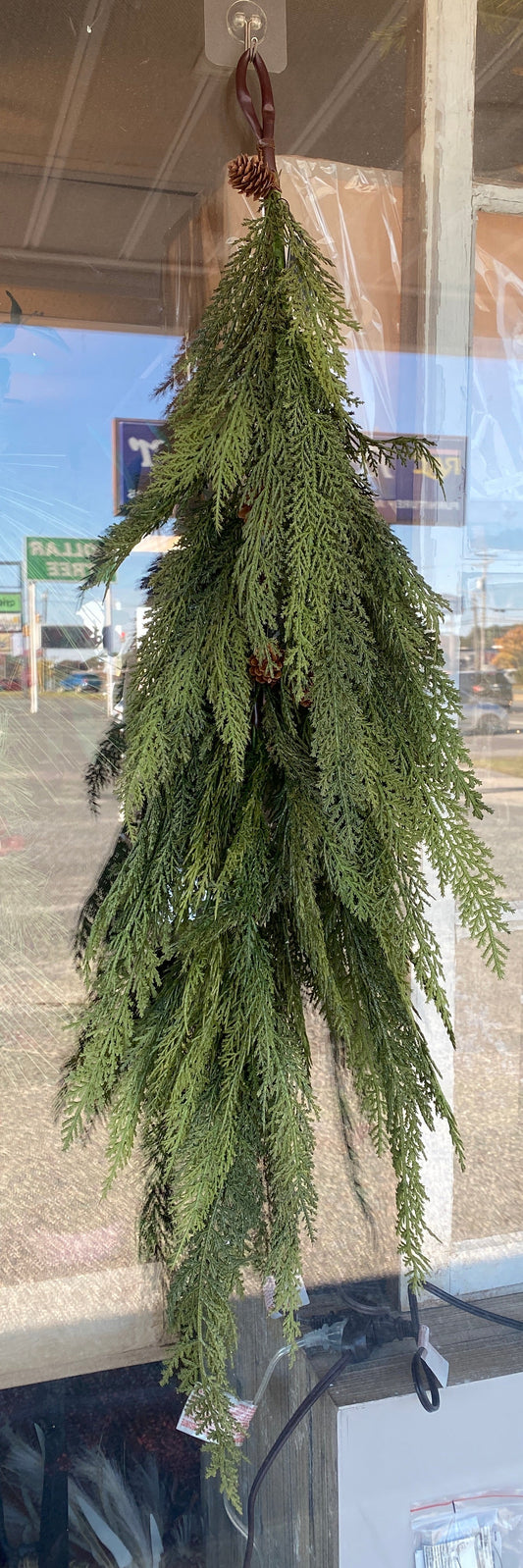 36" Weeping Cedar Teardrop