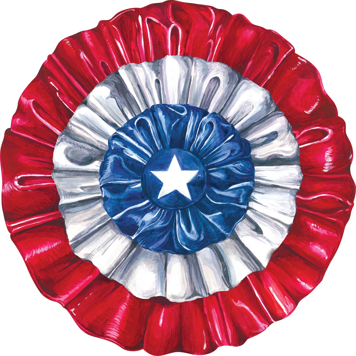 Die Cut Star-Spangled Placemat - 12 sheets