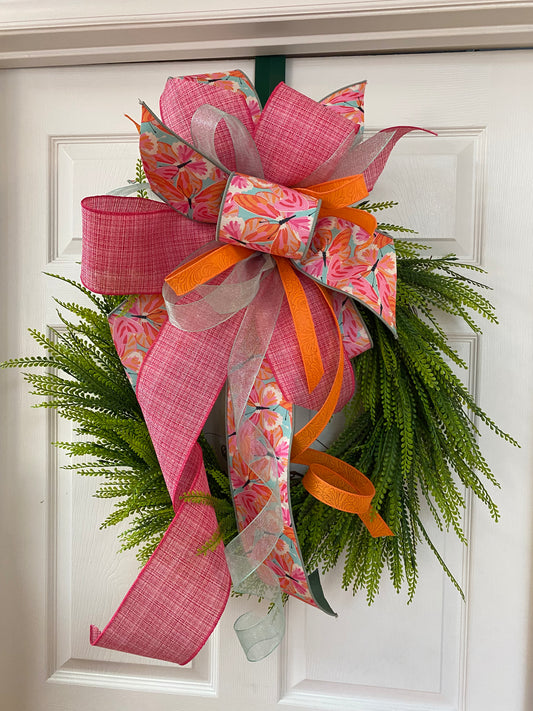 Pink Butterfly Bow (Bow Only)