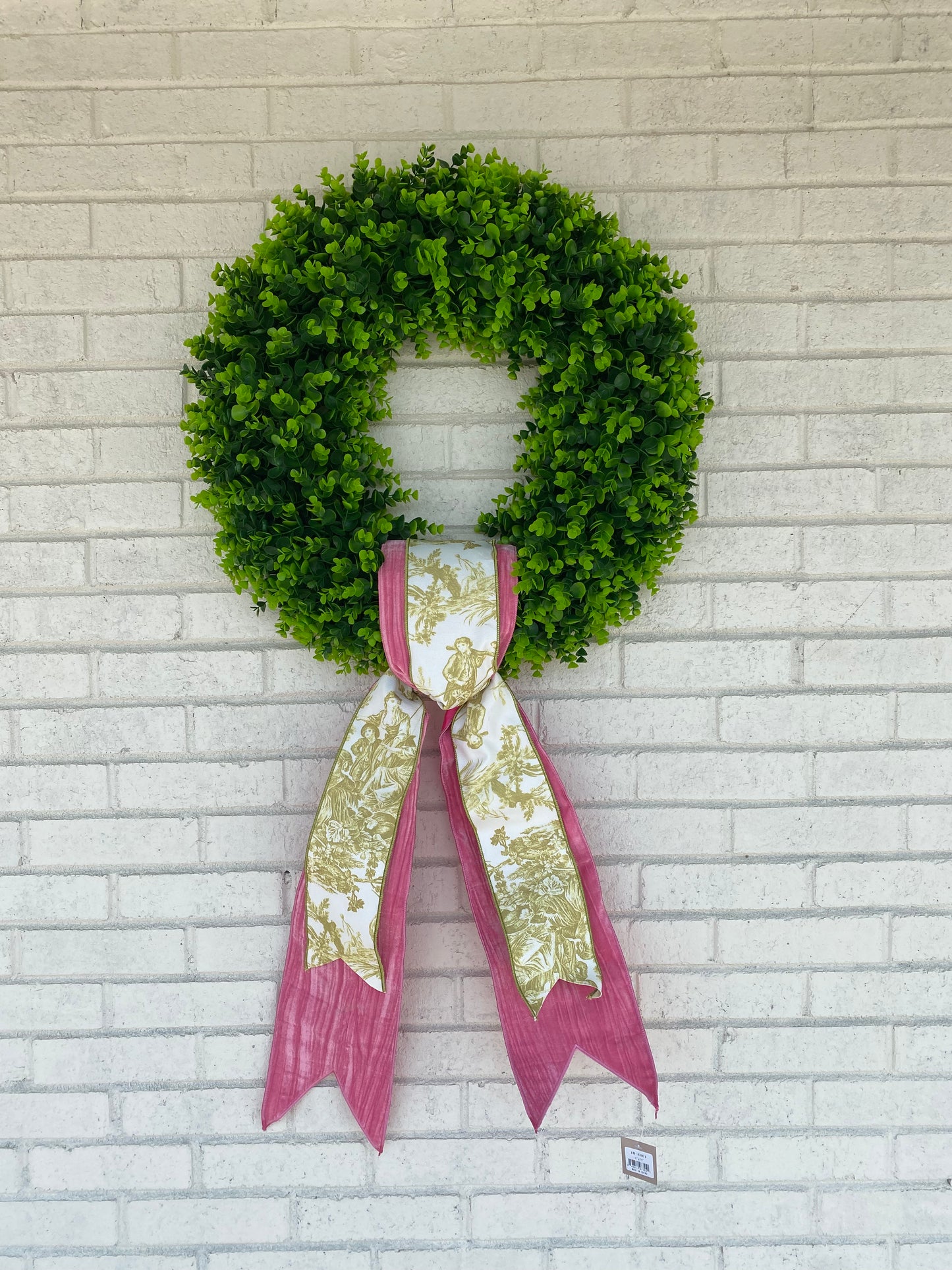 Eucalyptus Wreath With UV Protection 24" Green (Wreath Only)