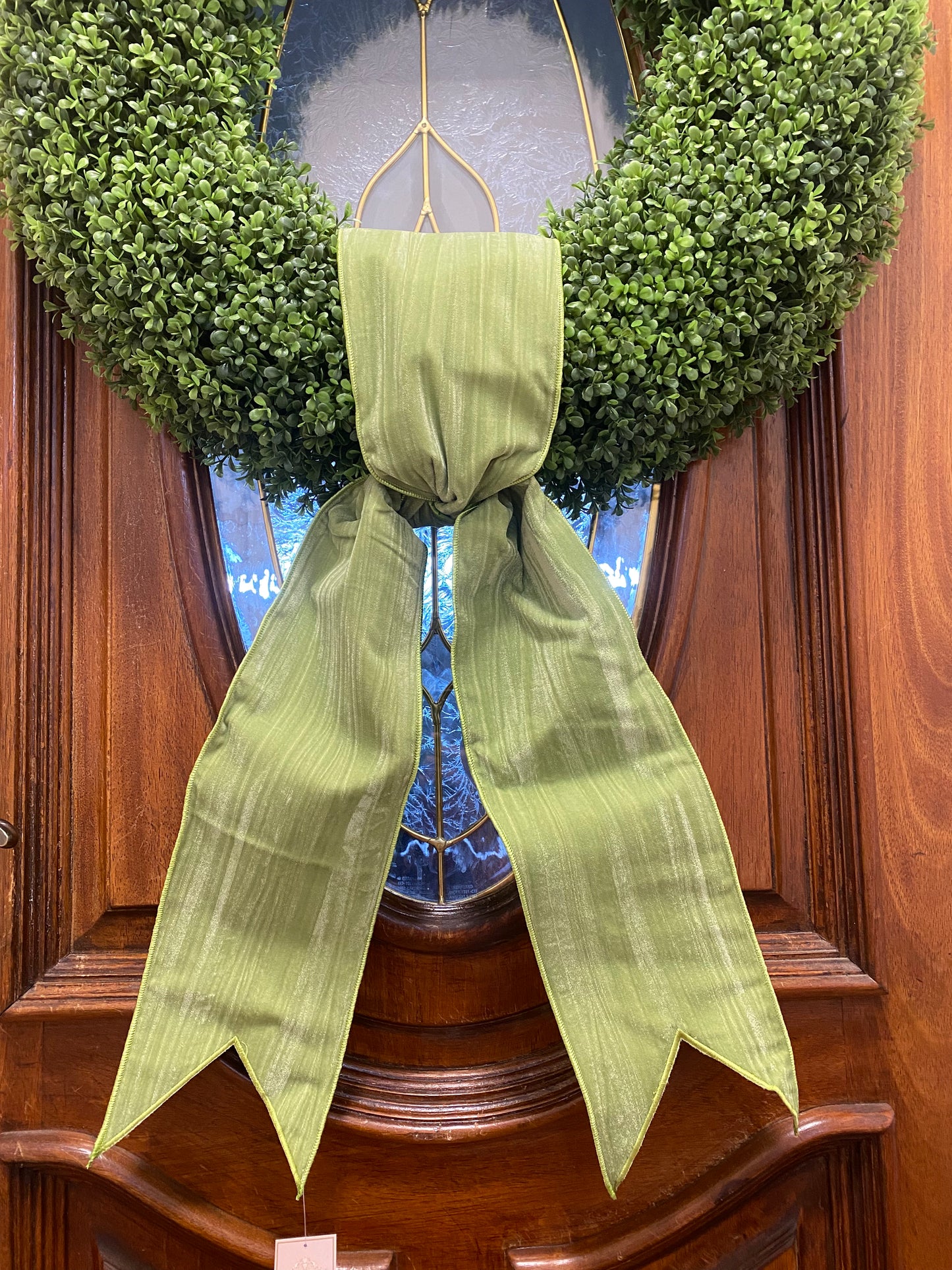 Spring Velvet Wreath Sash/Banners 6"x 70"