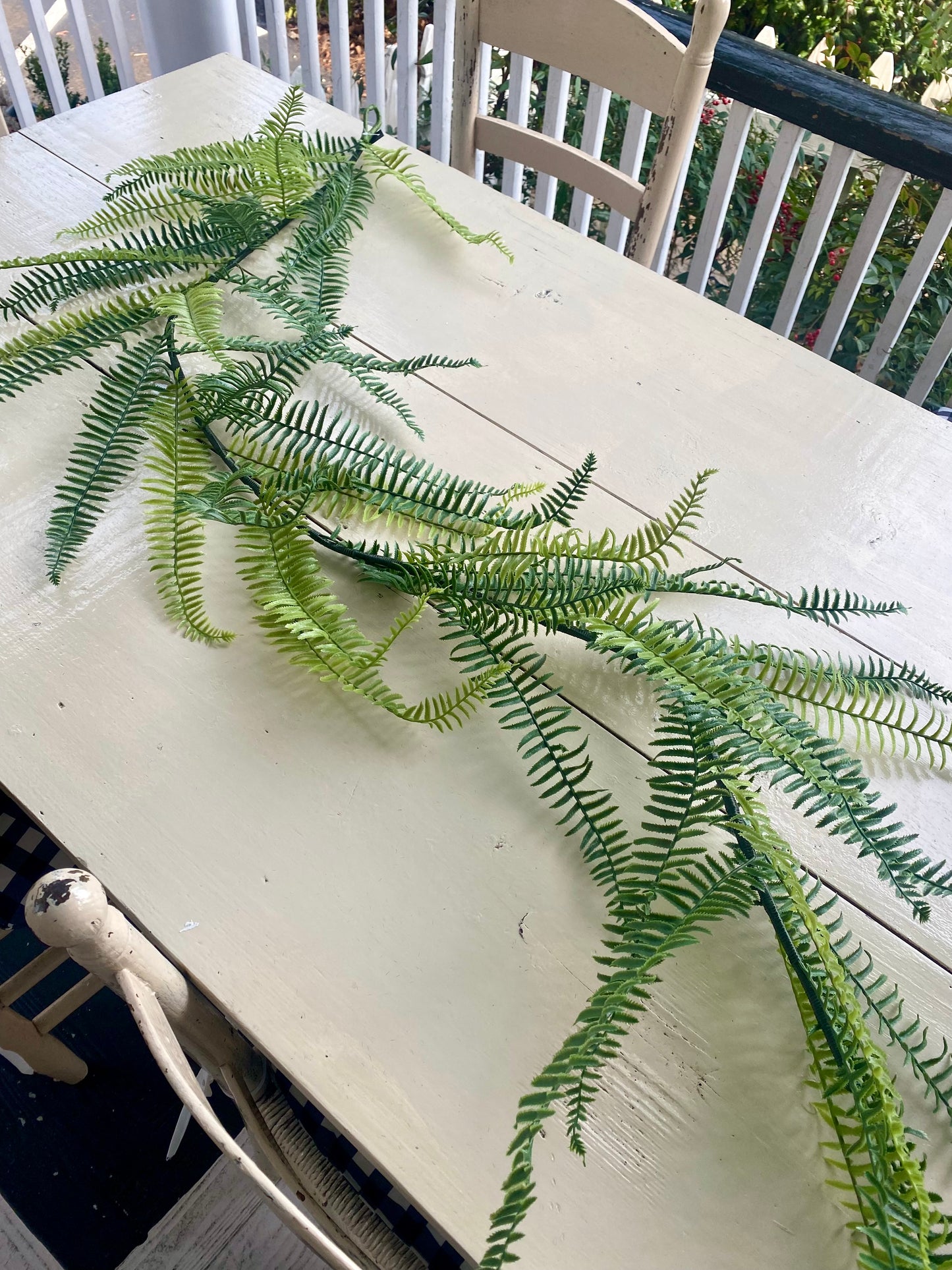 70" Fern Garland