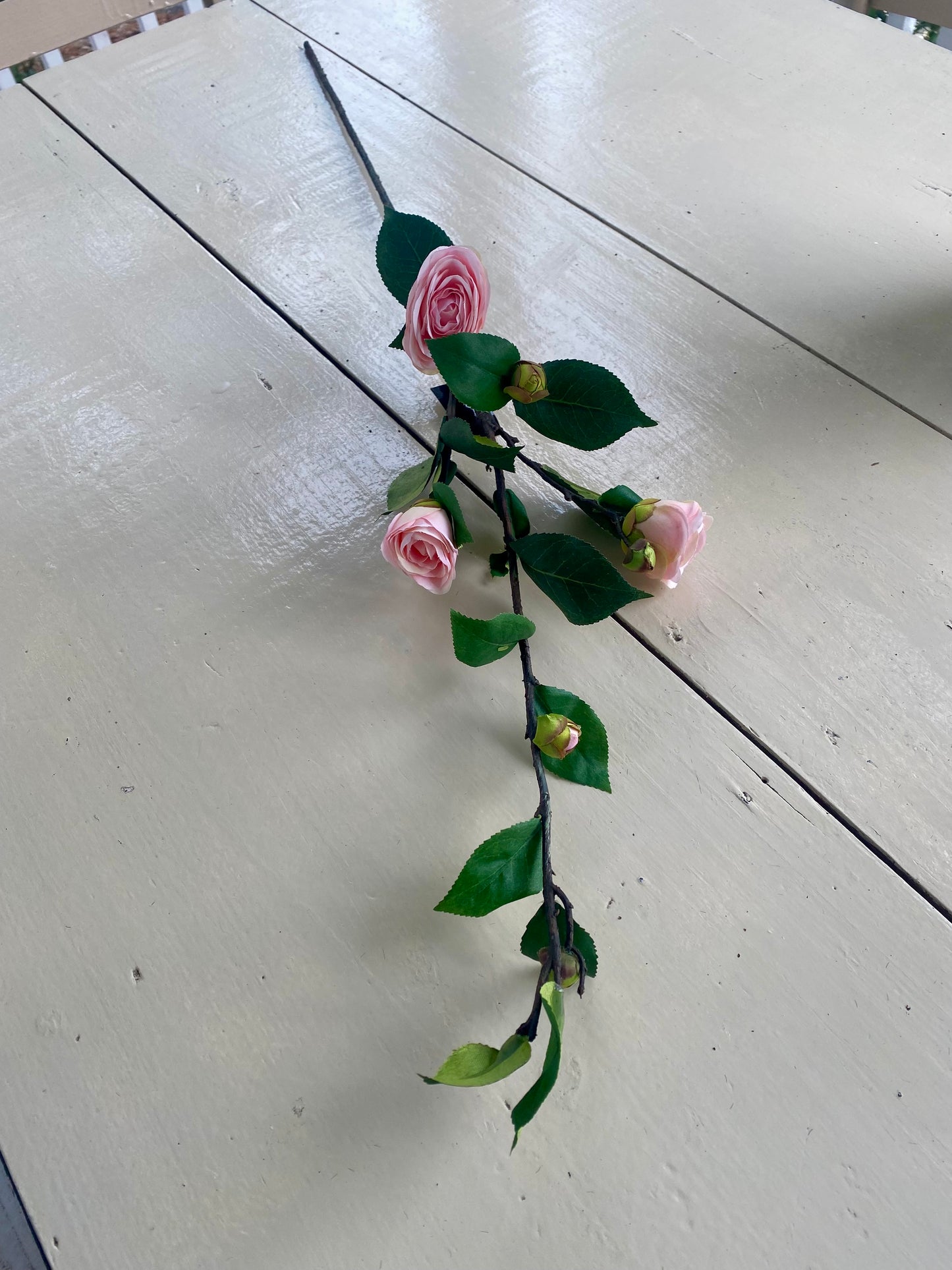 30" Pink Camellia Stem