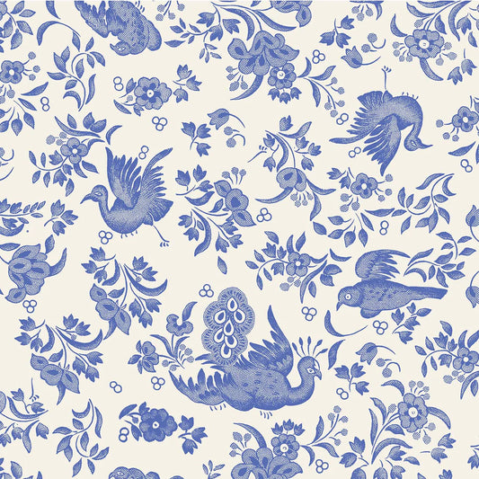 Blue Regal Peacock Cocktail Napkin Pack of 20