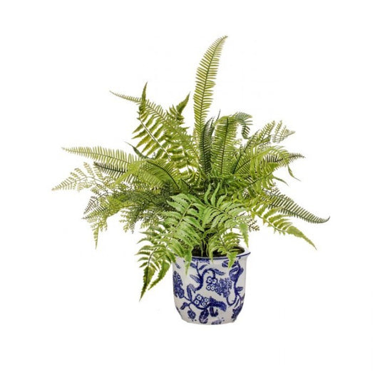 Natural Touch Mixed Fern In Ceramic Pot 22"