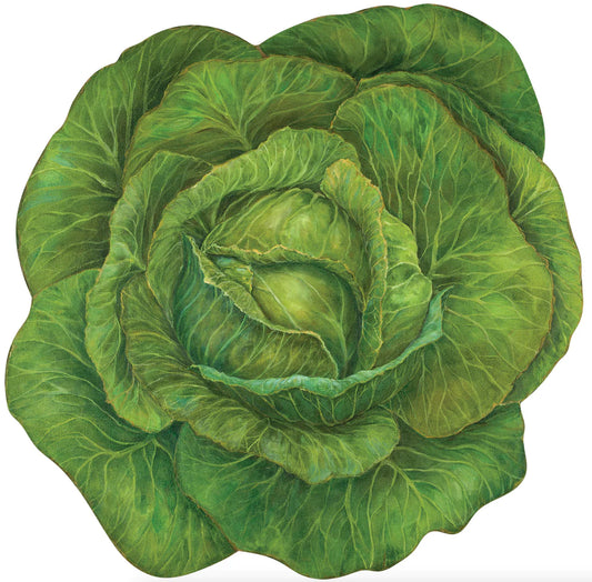 Die Cut Cabbage Placemat - 12 Sheets